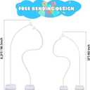 AerWo Balloon Arch Kit with Balloon Pump Electric, 8.2FT & 5FT Half Balloon Arch Stand with Base, Free Bending Balloon Stand Kit for Wedding Birthday Party Baby Shower Graduation Decorations