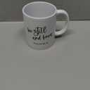 Christian Coffee Mug Cup, Christian Gifts for Women Men, Faith Based Gifts, Be Still And Know Psalm 46:10 Bible Verse Ceramic Coffee Mug 11 Oz