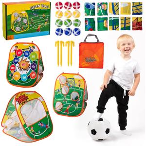 Sundaymot Bean Bag Toss Game Toy, Football Game Toys. Toddler Outdoor/Indoor Toys, for Kids Ages 3 4 5 6 7 8 Year Old Boys Gift, Kids Birthday Or Christmas Party Game, Backyard Game