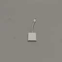 Lightning to SD Card Camera Reader for iPhone iPad, Memory Card Reader Trail Camera Viewer SD Card Adapter for iPhone 12/11/XS/XR/X/8/7/iPad, Plug and Play (White ( Lightning 1Slot))