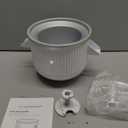 Ice Cream Maker Attachment for KitchenAid Mixers, Fits KitchenAid 4.5/5QT & 6QT Stand Mixers, Frozen Ice Cream & Sorbet Gelato Maker for KitchenAid, 2 Quart, White(Machine/Mixer Not Included)