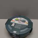 COOK WITH COLOR Prep Bowls with Lids- Wide and Deep Nesting Plastic Small Mixing Bowl Set with Lids, 8 Piece Set - Wide Bowls, Teal