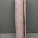 GIBZ 3D Vintage Floral Wallpapers Peel and Stick Colorful Rustic Wall Papers Decorations Wallpaper Contact Paper Pink 2 0.53x5m