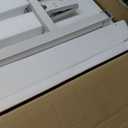 Need 47 inches Computer Desk Office Desk Folding Table with BIFMA Certification Computer Table Workstation, White AC5DW-120