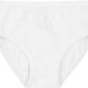 Fruit of the Loom Girls' Cotton Brief Underwear Multipacks (White, XS)