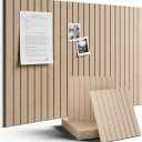 Large Felt Bulletin Board 36"x24" Cork Board Alternative - 6 Pack with 40 Safe Removable Adhesive Tabs, Cork Boards for Walls for Home Office Classroom Pin Board-Deep Camel