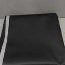 Majestic Giftware Rectangular PVC Faux Leather Tablecloth | (TCE4-54180) Black Waterproof & Spillproof | Washable Decorative Tablecloth for Home, Kitchen, Party (54 x 180)