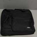 Zipper Binder 3 Ring, 500 Sheets Capacity, Binder 2 Inch with Shoulder Strap Fits 13 Inch Laptop for School and Office,Black