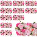 Pack of 10 Wedding Arch Decorations, 20.47 inch Artificial Flower Table Centerpieces Floral Arrangement for Wall Backdrop Party Bridal Shower Event Decor - Pink