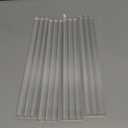12 Inch Clear Acrylic Dowel Rods, 1/8 Inch Diameter, Round Rods for Curtain Pulls, Cake Toppers, DIY Crafts (15Pcs)