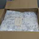 Laura Ashley - Twin Quilt Set, Textured Seersucker Bedding with Matching Sham, Reversible Bedding Essentials (Amberly Pastel Blue, Twin)