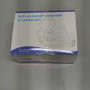 Replacement F20 Frame System for AirFit F20 Full-Face Mask (M) - Includes Cushion, Frame, Headgear, Clips - No Elbow - Snug Fit, Comfortable Design, Great Value Bundle