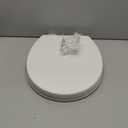 Round Toilet Seat 16.5" - Soft Close, Durable PP Toilet Lid, Easy Installation & Removal, Fits Most Toilet Bowl Seat (Round 16.5'')