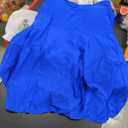 B2prity One Piece Swimdress Swimsuits for Women Tummy Control Swim Dress Cute Modest Skirt Bathing Suit Royal Blue 2XL