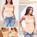 LEVAO Shapewear Bodysuits for Women Tummy Control Body Suits Seamless Sculpting Thong Body Shaper XS-XL (Beige, M)