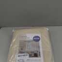 LAMIT Beige Linen Curtains 84 inches for Bedroom, Faux Linen Textured Light Filtering Drapes Rod Pocket Boho Burlap Semi Sheer Panels for Farmhouse/Living Room, 2 Panels, 52 x 84 Inch, Beige