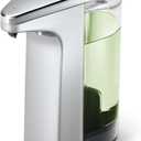 Simplehuman 8 oz. Touch-Free Sensor Liquid Soap Pump Dispenser with Soap Sample, Brushed Nickel