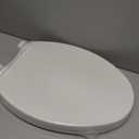 Elongated Toilet Seat 18.5" - Soft Close, Durable PP Toilet Seat, Easy Installation & Removal, Fits Most Toilet Bowls