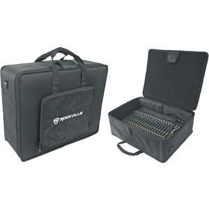 Rockville MBP2620 26"x20" Pro Mixer Bag, Rugged Design, Padded Dividers, Water Resistant, Comfort Straps, Perfect for Mixers and DJ Equipment