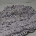Round Table Cloth Grey Wood Grain Tablecloth Elastic Edge Fitted Table Cover Fits Tables Up to 45"-50" Diameter