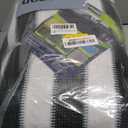 650FT Fence Privacy Screen, Outdoor Shade Cover Privacy Panels, Windproof Fence Covering Privacy for Porch, Backyard, Deck, Patio - Green and White Stripes