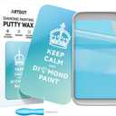 ARTDOT Enduring Stickiness Putty Wax for Diamond Art Kits for Adults, Strong Stickiness Clay Glue with Slide Storage Box for Diamond Painting Accessories and Tools (Blue)