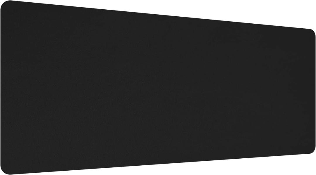 PATIKIL 28"x16" Desk Mat Protector, PVC Non-Slip Waterproof Mouse Pad Writing Mat for Office Home, Black