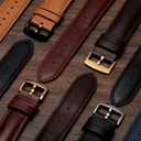 Leather Watch Bands Compatible with Apple Watch 49mm 46mm 45mm 44mm 42mm 41mm 40mm 38mm, Top Grain Genuine Leather Replacement Straps for iWatch Series 10 9 8 7 6 5 4 3 2 1 SE2/1 Ultra2/1 (Dark Blue Leather (Silver Hardware))