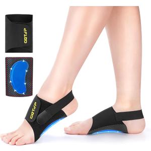 Arch Support Inserts for Plantar Fasciitis Relief, Upgrade Unisex Adjustable Arch Support Bands with Buil-in Orthotics, Foot Arch Support for Pain Relief with Gel Pads