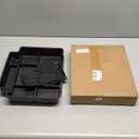 EDBETOS Full Size Center Console Organizer Tray Compatible with 2021-2026 Chevy Tahoe/Suburban and 2021-2024 GMC Yukon, Fit Standard Console with Charging Socket Only, NOT for Power Sliding Console (Black)