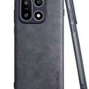 AIORIA for Oneplus 15 Case Premium PU Leather Cover Retro Design Full Protective Phone Case for Oneplus 15 5G (Gray, for Oneplus 15)