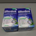 2 x Efferdent Denture Cleaner Tablets Dental Appliances, Aligners, Mouth Guard, and Retainer Cleaner Tablets, Minty Fresh & Clean, 126 Count