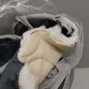 Bedsure GentleSoft Sherpa Fleece Blankets Queen Size for Bed - Thick and Warm Throw for Women and Men, Soft Fuzzy Plush Queen Blanket for Winter, Navy, 90x90 Inches