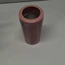 4 in 1 Insulated Slim Can Cooler for 12 OZ Cans and Beer Bottle - Keep 8 Hours Cold, Easy to Hold - Stainless Steel Can Holder, Double Walled Can Insulator for Hard Seltzer and More (Rose Gold)