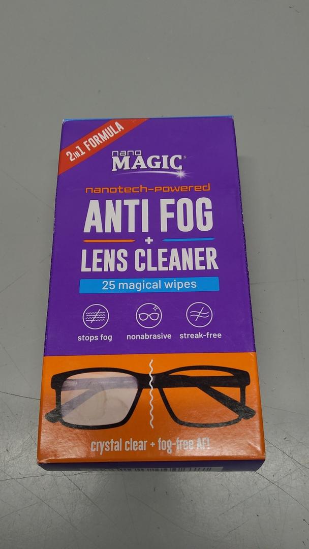NANO MAGIC 2-IN-1 ANTI FOG & LENS CLEANING WIPES, DESIGNED FOR DELICATE OPTICS