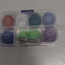 1 Inch Radial Bristle Disc Brush with 1/8" Shank Abrasive Bristle Disc Set for Wood Jewelry Mold Polishing (75PC Mix)