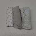 SwaddleMe by Ingenuity Easy Change Baby Swaddle in Size Small/Medium, 0-3 Months, 7-14 Pounds, 3-Pack with Easy Change Zipper -Zebra Botanical