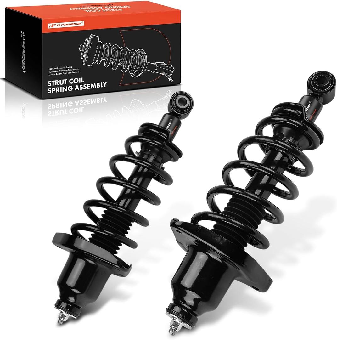 A-Premium Rear Struts with Coil Spring Compatible with Honda