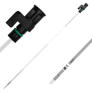 Transmission Dipstick for Nissan 2.5L CVT Transmission Dip Stick Oil Level Indicator Dipstick Replacement for Nissan Altima Rogue Transmission Fluid Oil Gauge Extended CVT Life 31086-JA00A (Black)