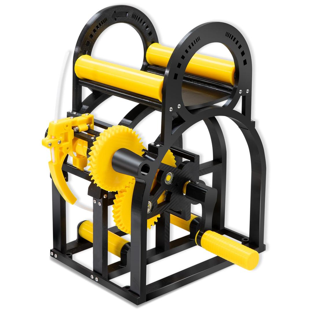 3D Industrial Filament Respooler – Heavy Duty 3D Printer Spool Rewinder for 20cm Spools | Universal Wire/ Welding Thread Winder with Smart Tension Control