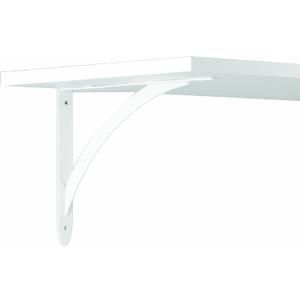 John Sterling Elegante Style Decorative Shelf Bracket, 10-inch, Warm White, RP-0053-10WT
