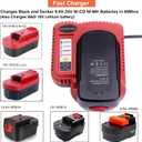 BDFC240 9.6V-24V Battery Charger for Black & Decker 18V 14.4V 12V 9.6V 24V Firestorm Battery NiCad & NiMh HPB18-OPE HPB18 HPB14 HPB12 HPB96 HPB24 244760-00 A1718 FS180BX FS18C FS18FL