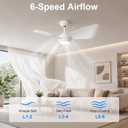 GREENEVER 30 Inch Small Ceiling Fan with Light, Remote Control, Quiet DC
