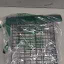 Large Suet Feeder - Metal Woodpecker Suet Cage with Metal Roof - Holds 1 Large Seed Cake