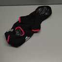 Dog Raincoat, Waterproof Dog Rain Jacket with Hood, Rain Coat with Leash Hole, Reflective Strap for Small Medium Dogs, Lightweight Puppy Clothes(Black,XS) (XS(Back Length10''))