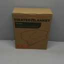 Electric Heated Blanket 72"x84" Full Size - Dual-Sided with Microplush & Sherpa Fabric, 4 Heat Settings & 10 Hours Auto Off, Machine Washable - Light Gray