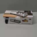 Electric Knife Sharpener for Kitchen Knives - Goodjob Automatic Professional Knife Sharpening System with Diamond Abrasives and Precision Angle Guides, 3 Stage Ceramic Knife Sharpeners Tool (Silver)