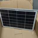 12V Solar Panel with 6 Optional Adapter Plugs,10W Solar Panel Battery Charger Portable for Vehicle Gate Opener Electrical Fence Chicken Coop Lawn Tractor Boat