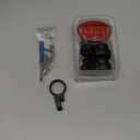 DDJ Upgraded for Apple AirTag & Moto Tag Bike Mount, Hidden Bike Reflectors for AirTag Holder, Waterproof Anti-Theft GPS Tracker Case with Screws & Tools, for Mountain Bikes/Scooter/Electric Bicycle