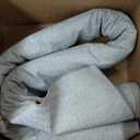 Lahome Checkered Easy Jute Area Rug 8x10, Large Living Room Patio Rug Checkerboard Indoor Outdoor Carpet, Farmhouse Geometric Non Slip Black Carpet for Backyard Dining Room